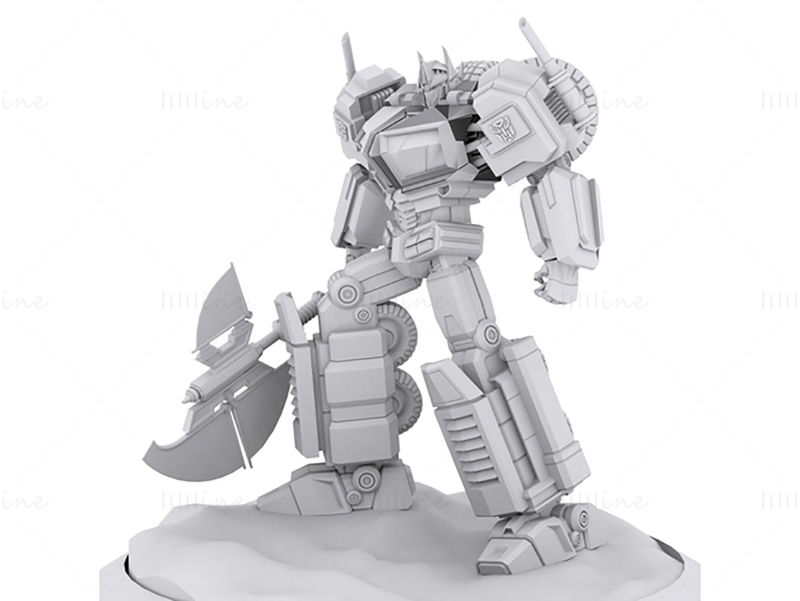 Modelo 3D Optimus Prime War of Cybertron listo para imprimir STL