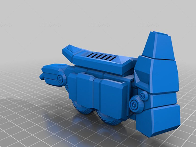 Optimus Prime War of Cybertron 3D-modell Klar til å skrive ut STL