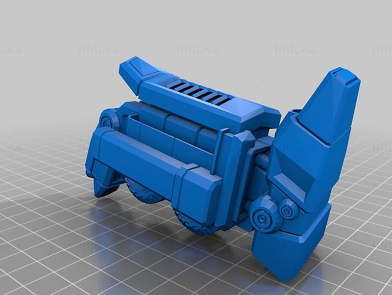 Optimus Prime War of Cybertron 3D-modell Klar til å skrive ut STL