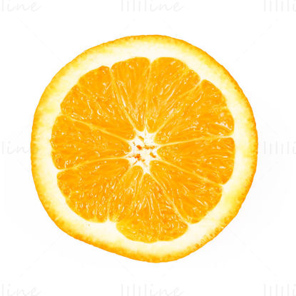 قطعه دایره نارنجی png