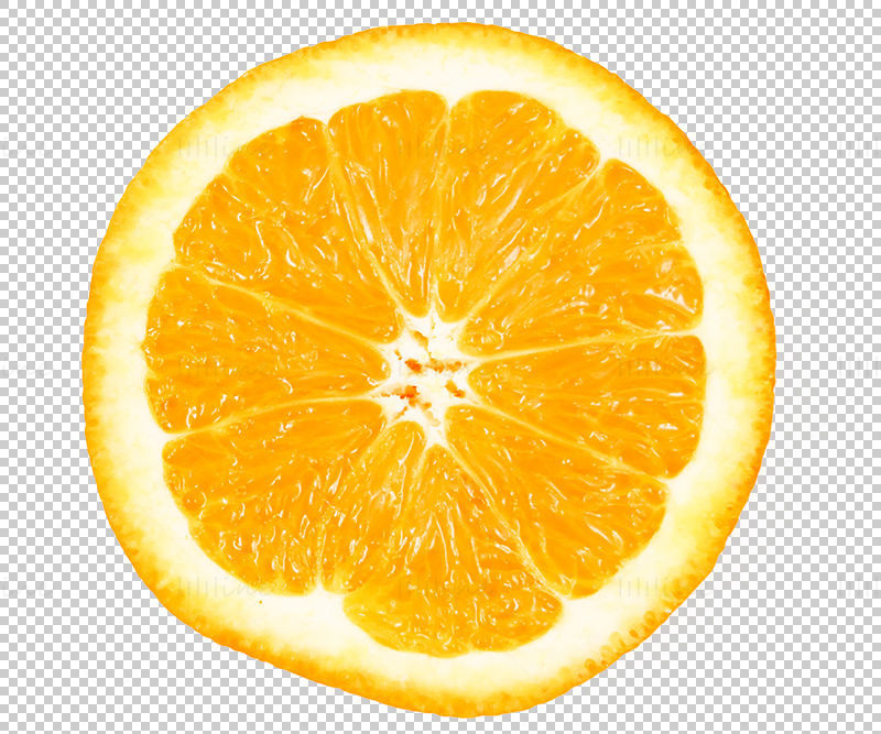Orange circle piece png