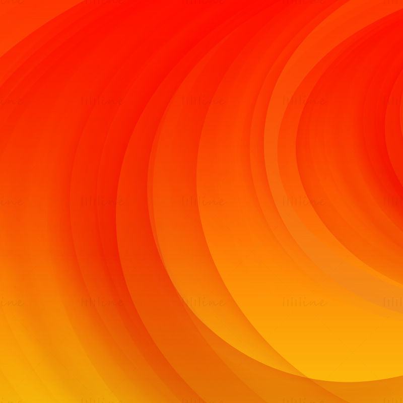 オレンジ色の線のグラデーションベクトルの背景