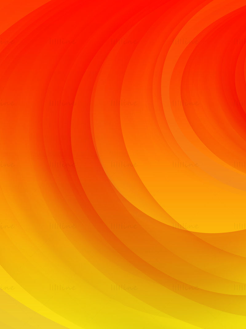 オレンジ色の線のグラデーションベクトルの背景