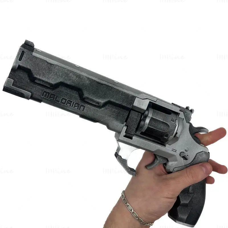 Overture Revolver 3D Print Model STL datoteka za cosplay