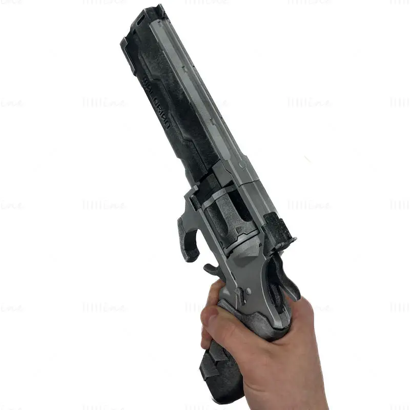 Overture Revolver 3D Print Model STL datoteka za cosplay