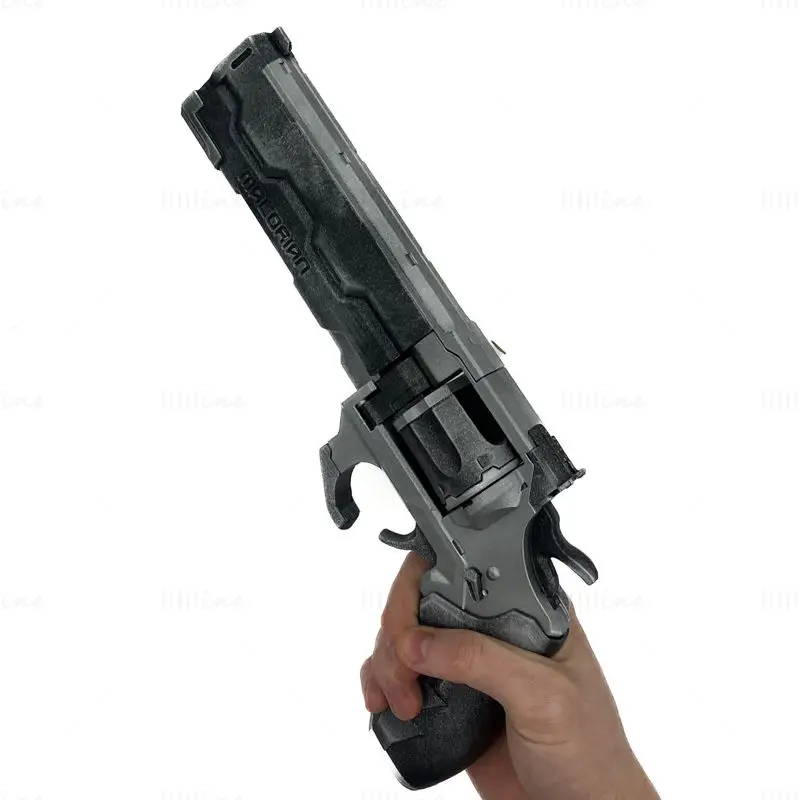 Overture Revolver 3D Print Model STL-bestand voor cosplay