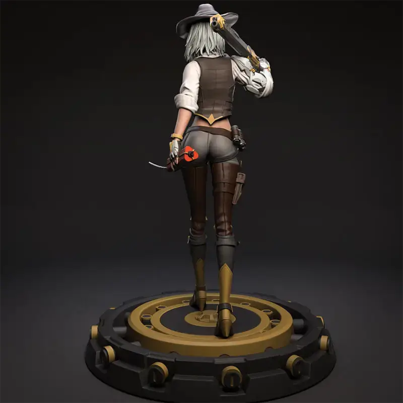 Overwatch Ashe 3D Baskı Modeli STL Dosyaları