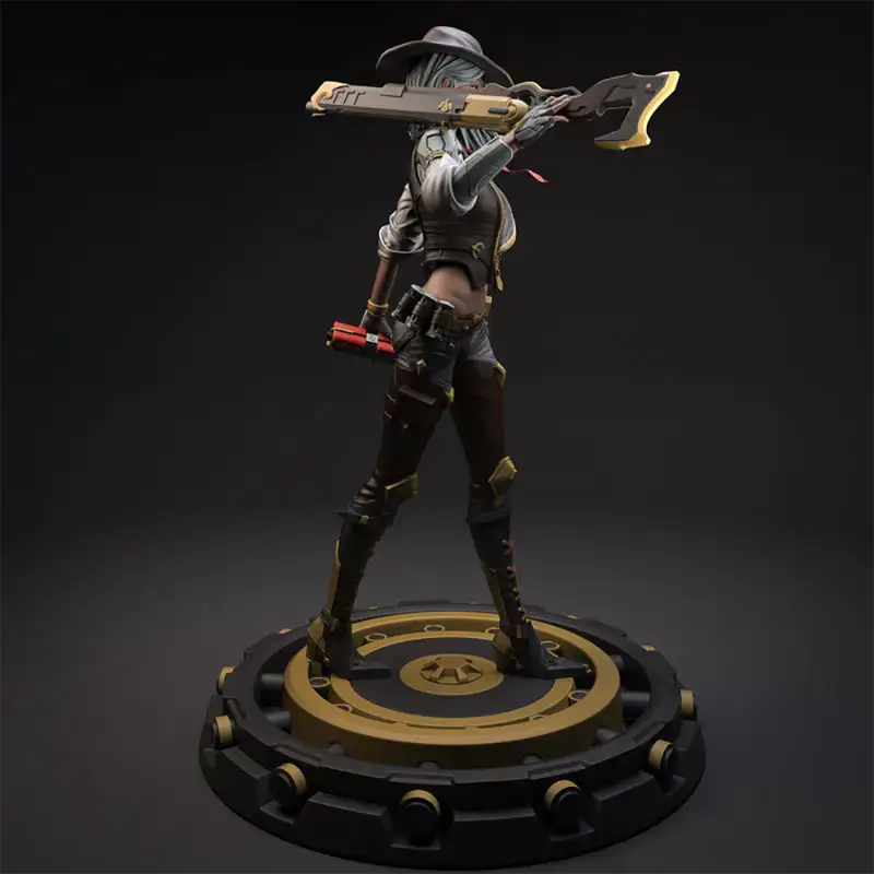 Overwatch Ashe 3D Baskı Modeli STL Dosyaları