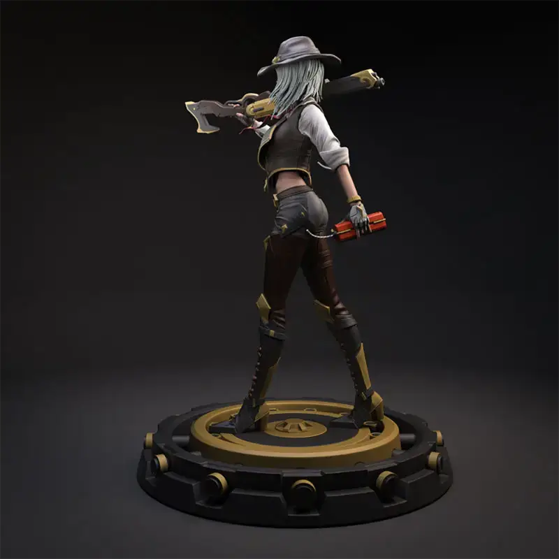 Overwatch Ashe 3D Baskı Modeli STL Dosyaları