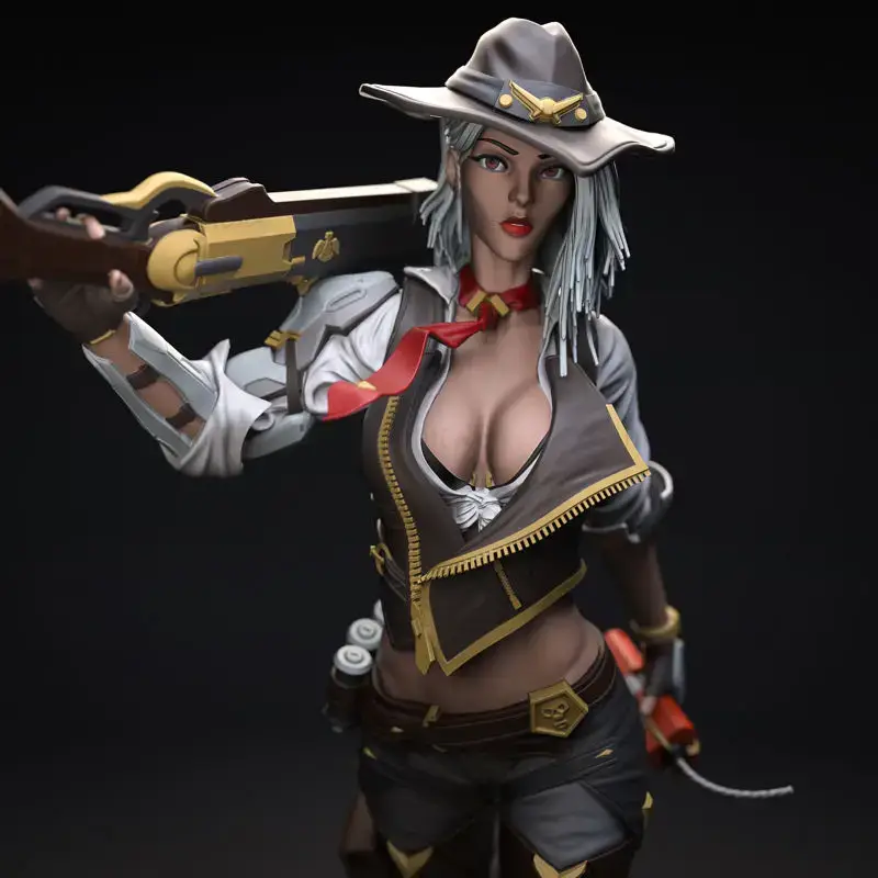 Overwatch Ashe 3D Baskı Modeli STL Dosyaları