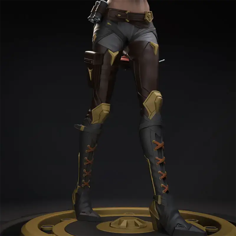 Overwatch Ashe 3D Baskı Modeli STL Dosyaları