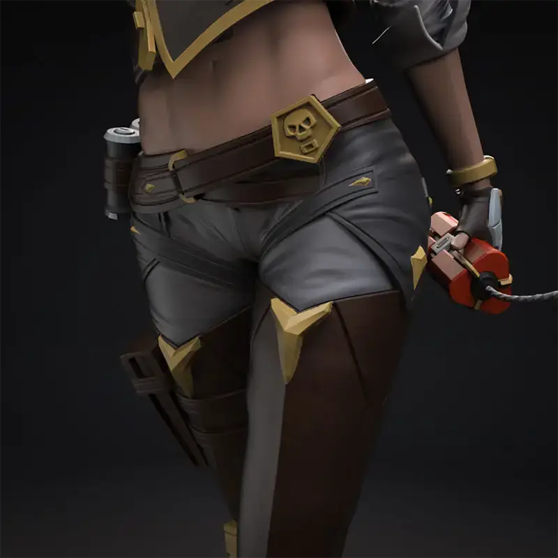 Overwatch Ashe 3D Baskı Modeli STL Dosyaları
