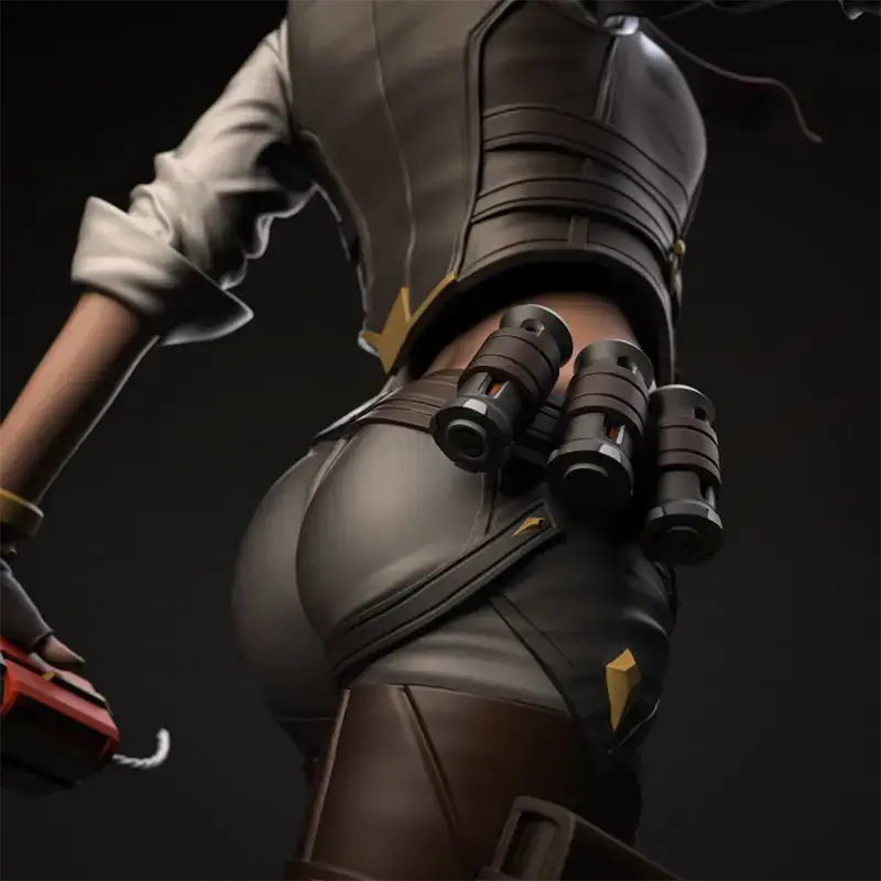 Overwatch Ashe 3D Baskı Modeli STL Dosyaları