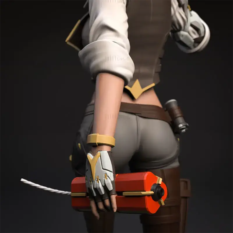 Overwatch Ashe 3D Baskı Modeli STL Dosyaları