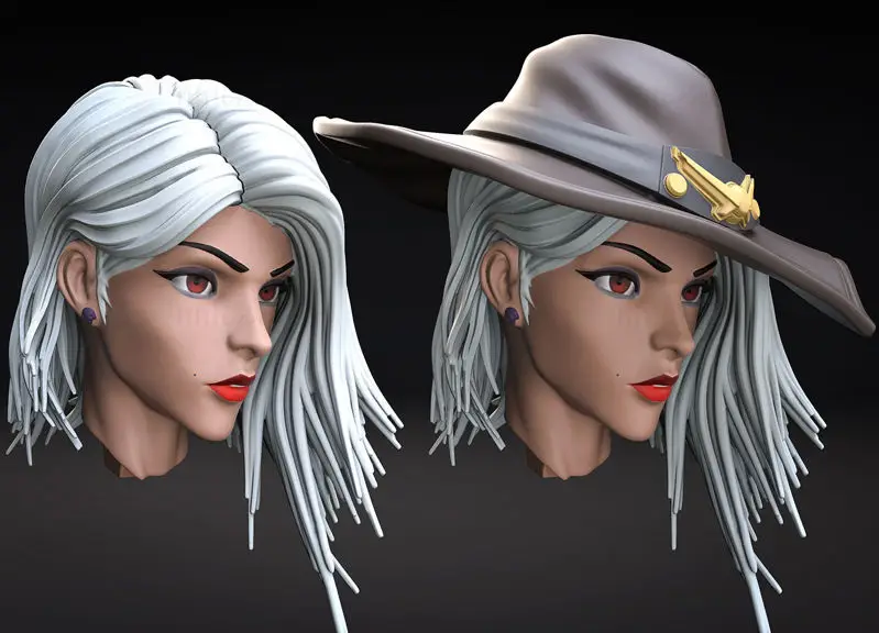 Overwatch Ashe 3D Baskı Modeli STL Dosyaları