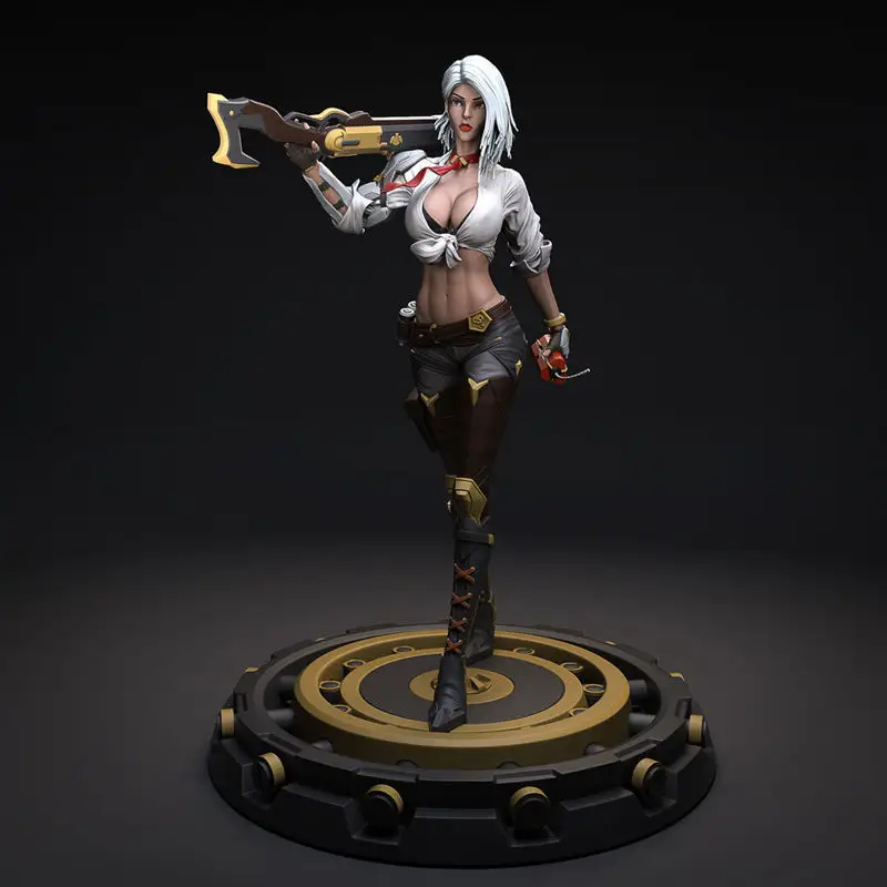 Overwatch Ashe 3D Baskı Modeli STL Dosyaları