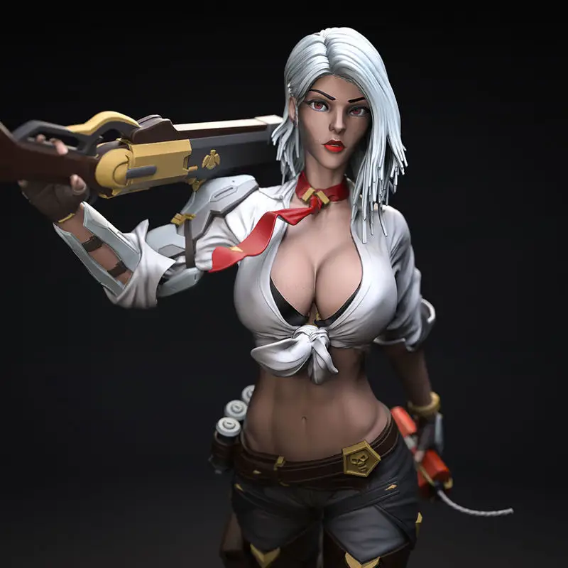 Overwatch Ashe 3D Baskı Modeli STL Dosyaları