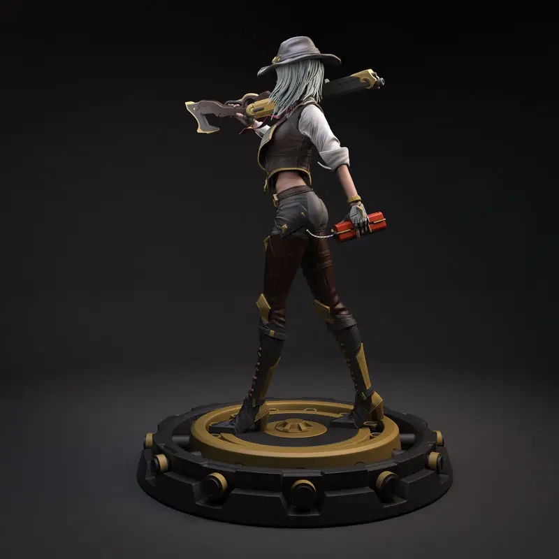 Overwatch Ashe Figures Lots of Options 3D Printing Model STL