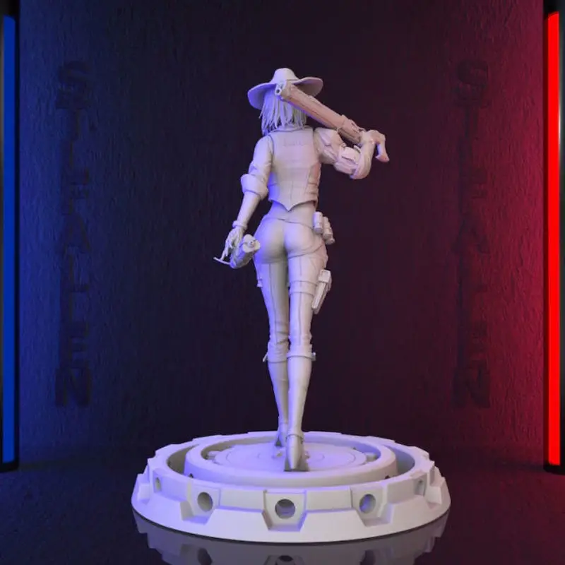 Overwatch Ashe Figures Lots of Options 3D Printing Model STL