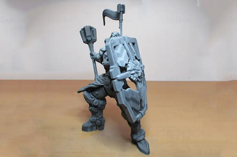 فایل‌های STL مدل چاپ سه‌بعدی Overwatch Brigitte
