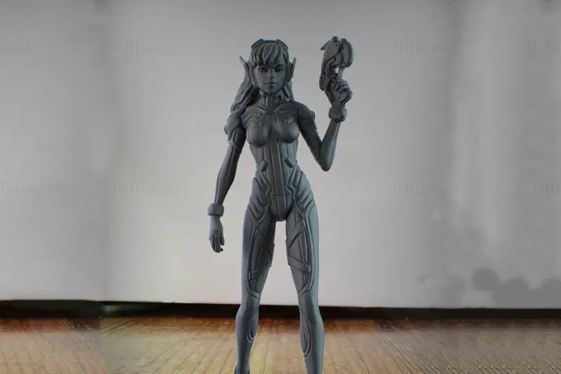 Datoteke STL 3D-tiskalnika Overwatch D.Va