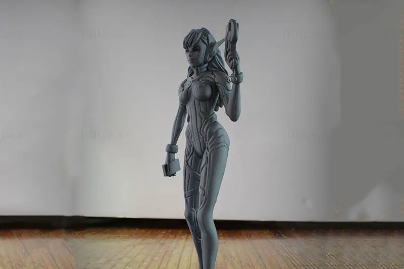 Datoteke STL 3D-tiskalnika Overwatch D.Va