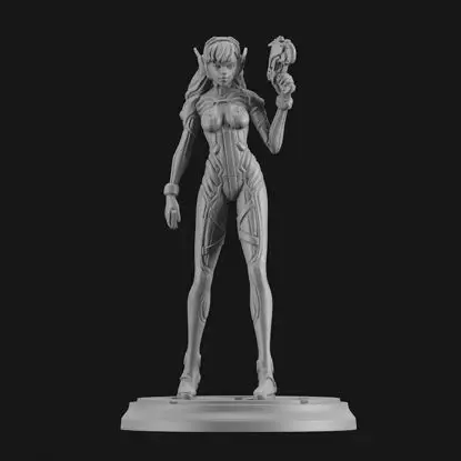 Datoteke STL 3D-tiskalnika Overwatch D.Va