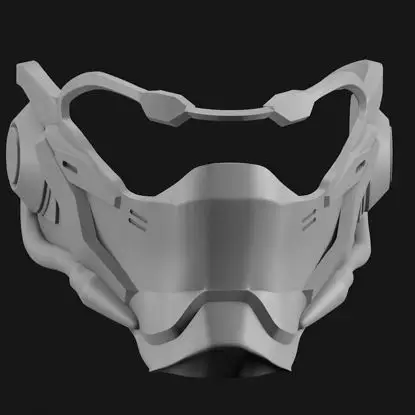 Overwatch Soldier 76 Visor Mask 3D Print Model STL Files Wearable for Cosplay