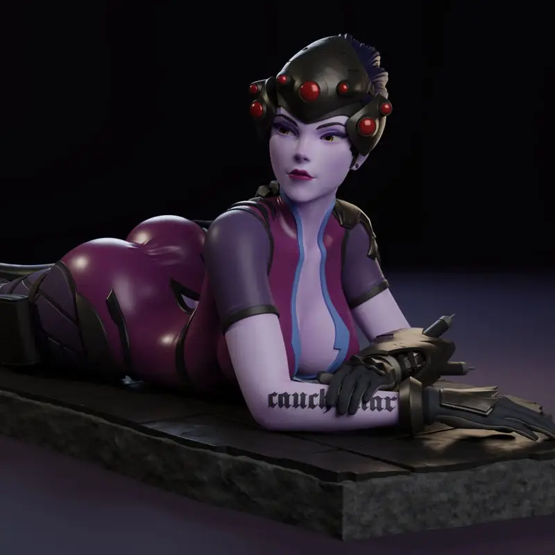 Overwatch Widowmaker Figuren 3D-Druck Modell STL