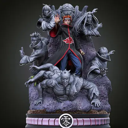 Pain Akatsuki - Naruto 3D-Druckmodell STL