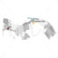 Panama map vector