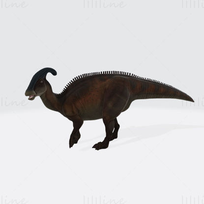 مدل پرینت سه بعدی Parasaurolophus