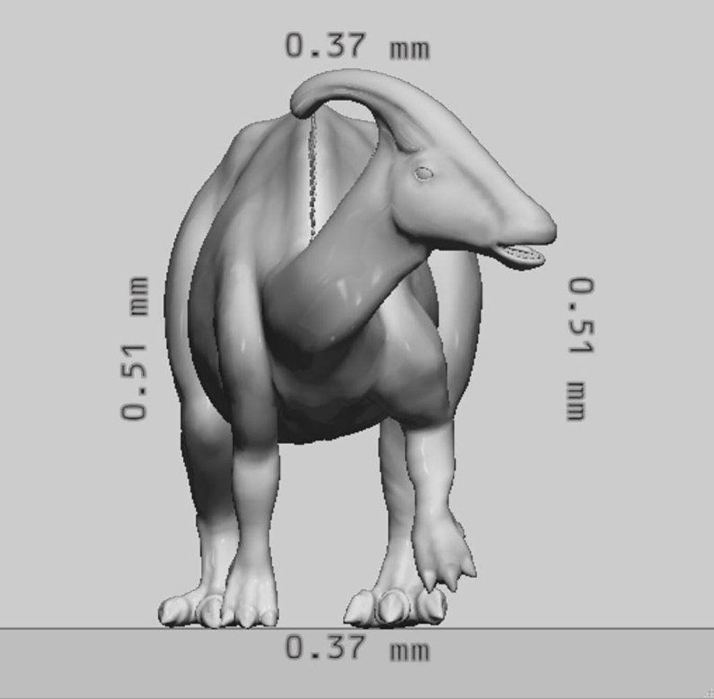 Parasaurolophus 3d Printing Model