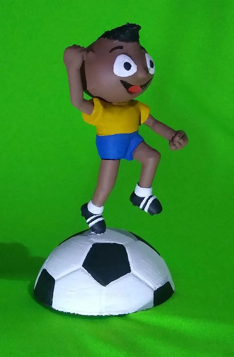 Pelezinho, little Pelé 3d printing model STL