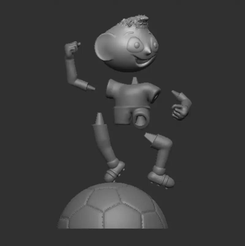 Pelezinho, little Pelé 3d printing model STL