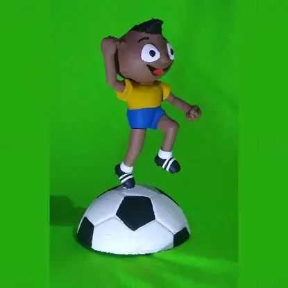 Pelezinho, lille Pelé 3d-utskriftsmodell STL