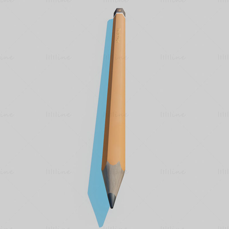 Pencil HB 3D Model