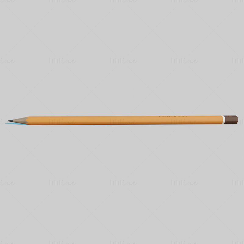 铅笔 HB 3D 模型