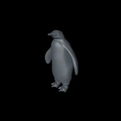 Penguin 3D model tisku