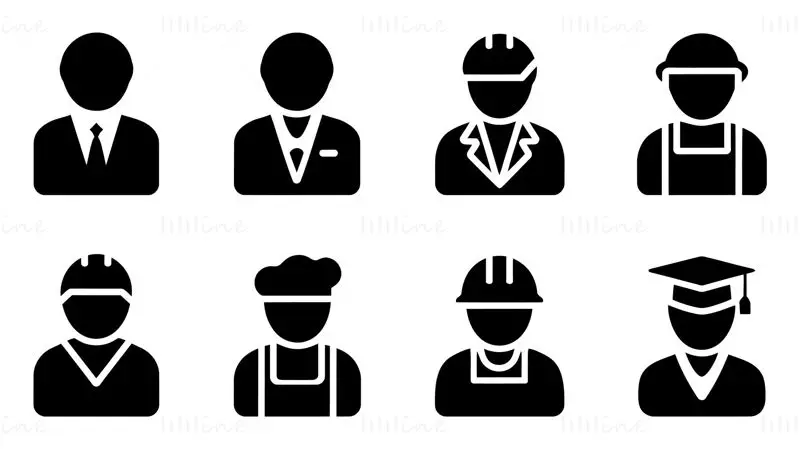 People silhouette vector