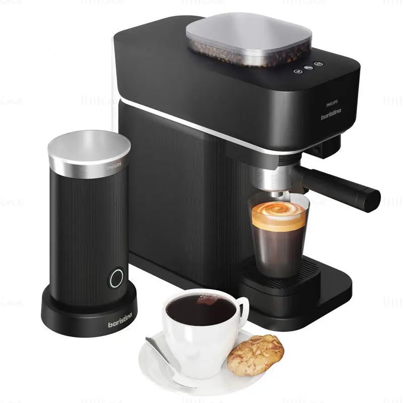 Philips Baristina Espressomachine 3D-model