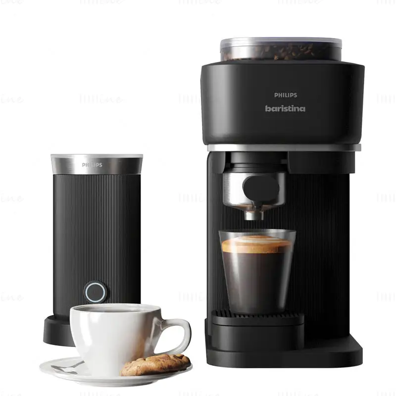 Philips Baristina Espressomachine 3D-model