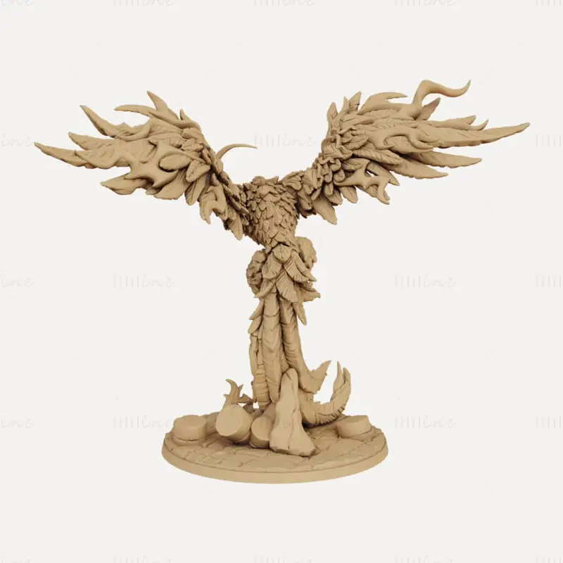 Phoenix Aarakocra Arcanix Miniatures 3D Print Model STL