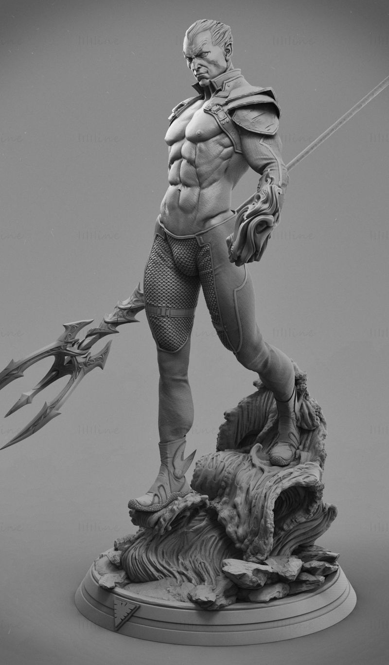 Phoenix Force Namor 3D модел, готов за печат STL