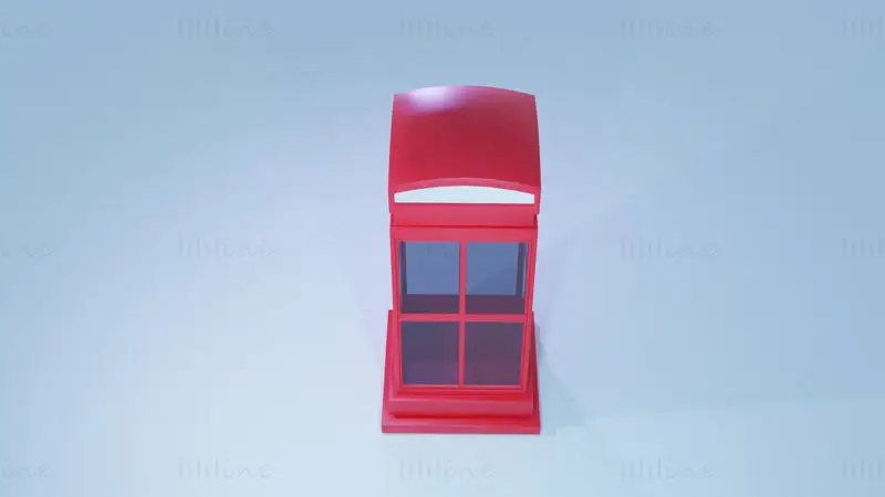 电话亭 3D 模型