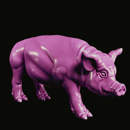 چاپ سه بعدی PIG مدل STL