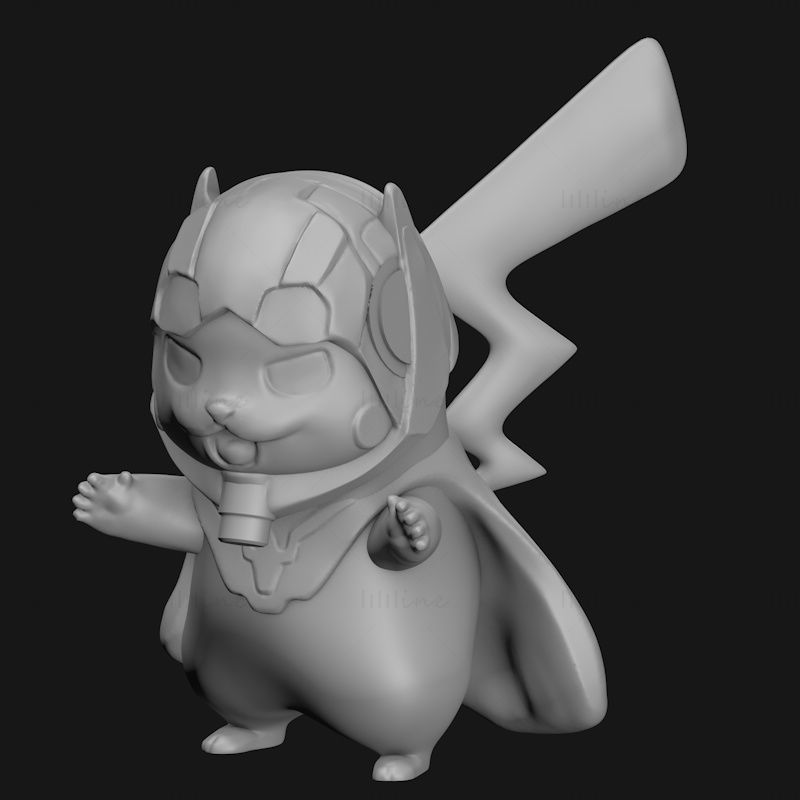 Pikachu antman 3d printing model STL
