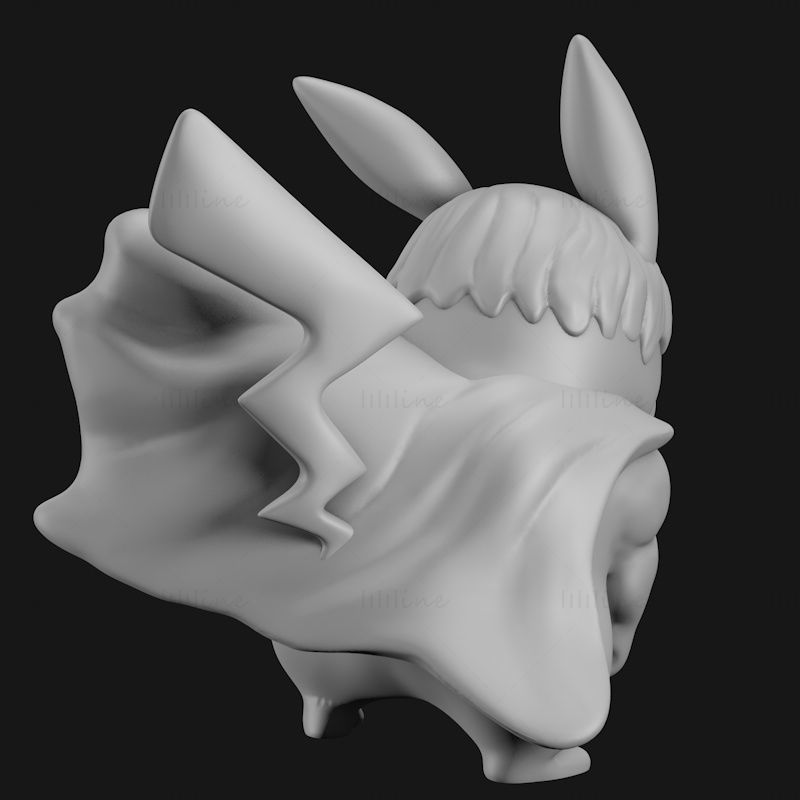 Pikachu Hulk 3D tiskový model STL