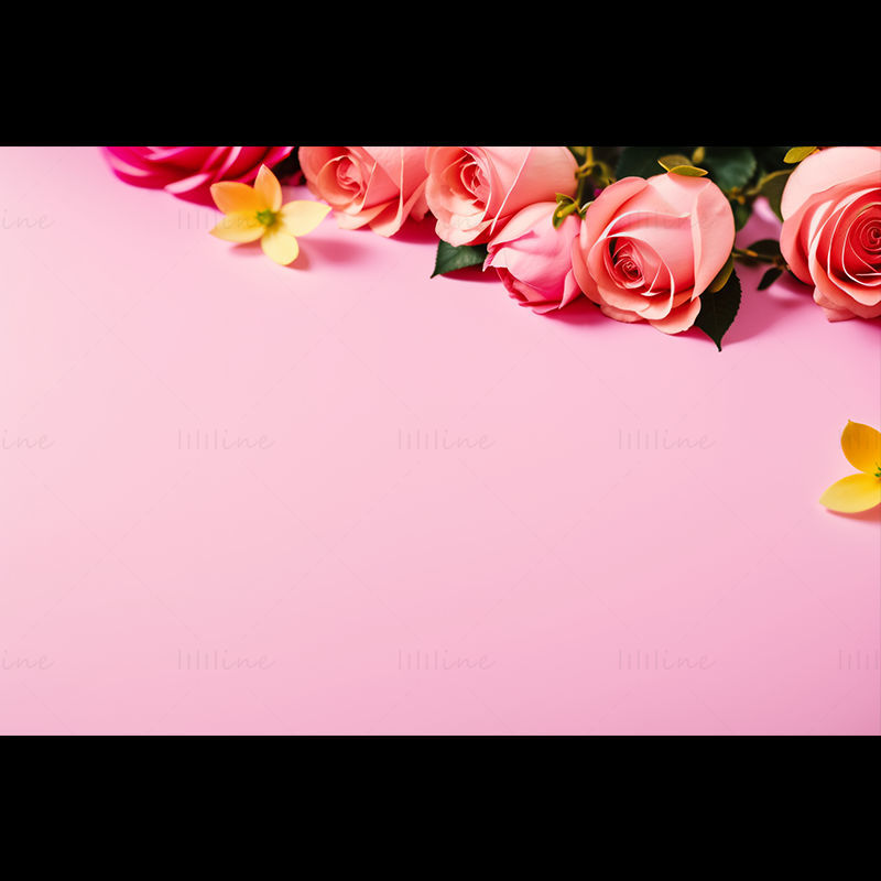 Rožnato cvetlično ozadje png
