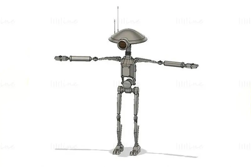 Pit Droid-figuren 3D-printmodel STL